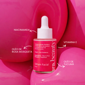 Sérum Hidratante Facial (Niacinamida + Rosa Mosqueta) 30 ml