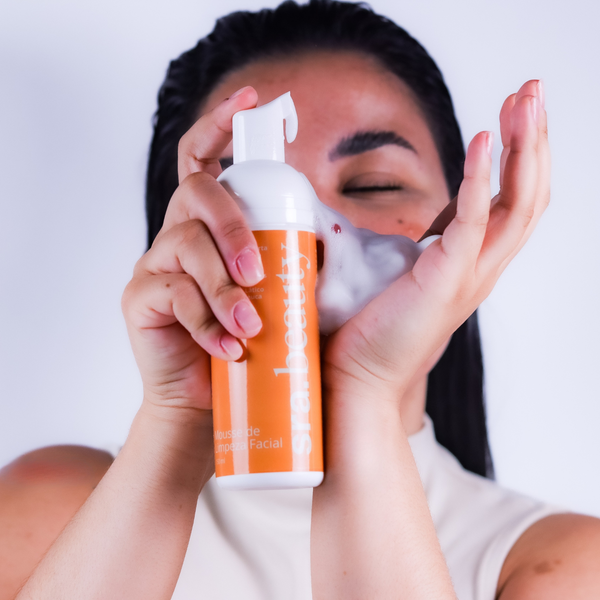 SABONETE EM MOUSSE FACIAL SRA BEAUTY ESPUMA